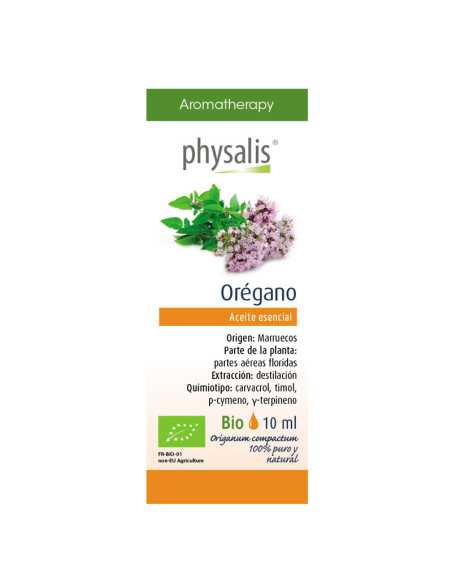 Aceite esencial de oregano bio 10ml Physalis