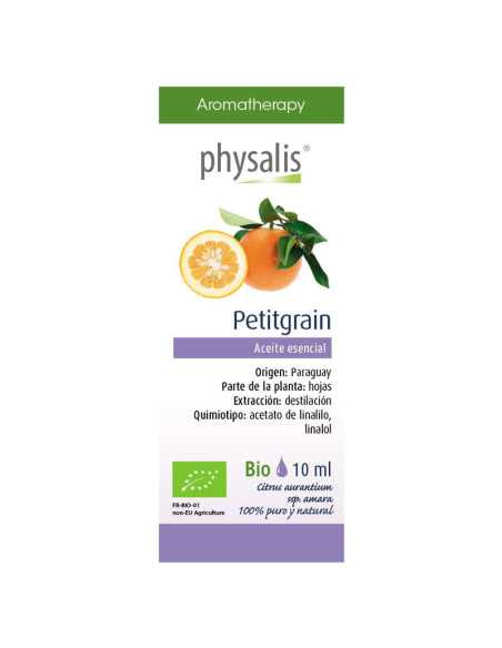 Aceite esencial de petitgrain bio 10ml Physalis