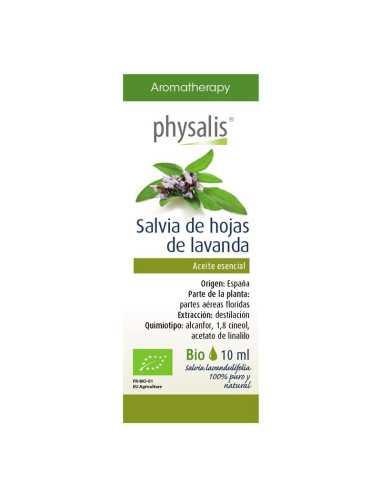 Aceite esencial de salvia de hojas de lavanda bio 10ml Physalis