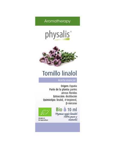 Aceite esencial de tomillo linalol bio 10ml Physalis