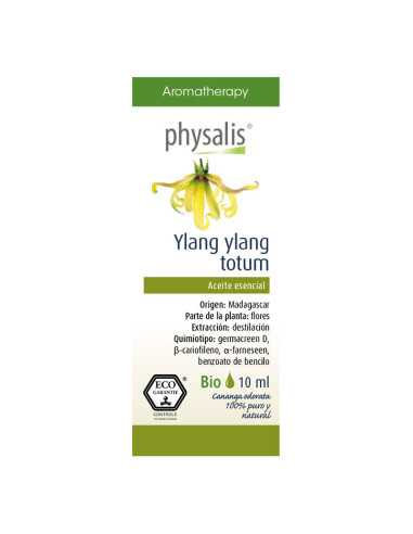 Aceite esencial de ylang ylang bio 10ml Physalis