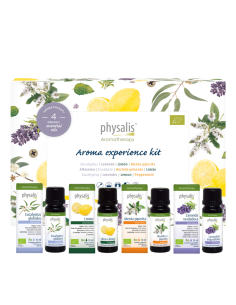Aceites esenciales Aroma expierence kit Bio 4×10 ml Physalis