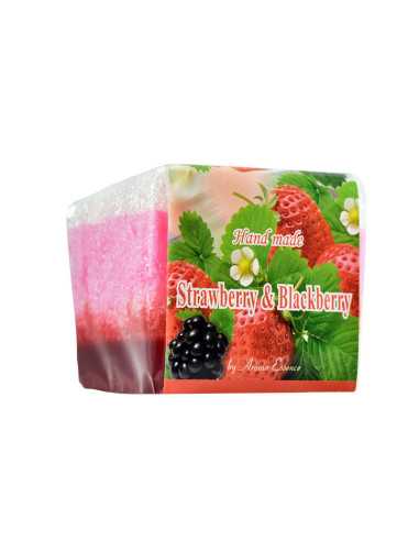 Jabon peeling Fresa y mora Rose&Rose