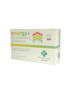Energy+ multivitaminico 1.7g 30 comprimidos Pharma Natur Galante