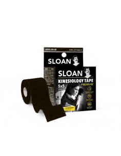 Sloan kinesiology Tape NEGRO 5x5