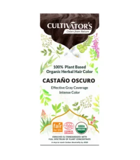 Tinte orgánico Castaño Oscuro-100 gr/1 kg |