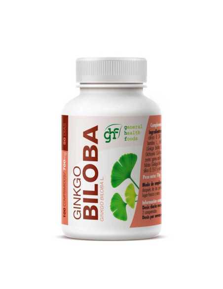 Ginkgo biloba 700mg 100 comprimidos GHF Ginkgo biloba 700mg 100 comprimidos GHF