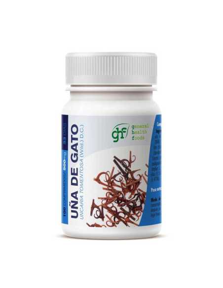 Uña de gato 500mg 100 comprimidos GHF Uña de gato 500mg 100 comprimidos GHF