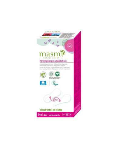 Protegeslip de algodon flex adaptable bio 30ud Masmi