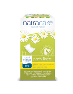 Salvaslips largos (sobre individual) bio 16 unidades Natracare