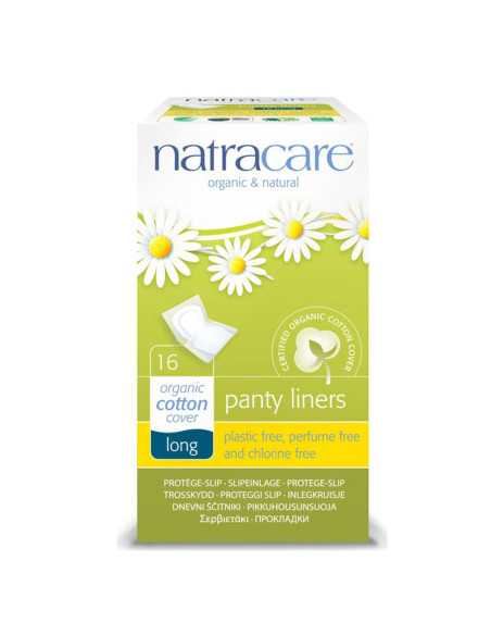 Salvaslips largos (sobre individual) bio 16 unidades Natracare