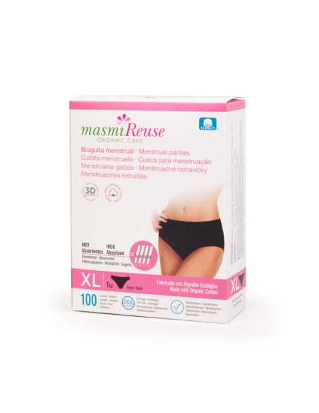 Braguita menstrual algodon bio talla XL Masmi