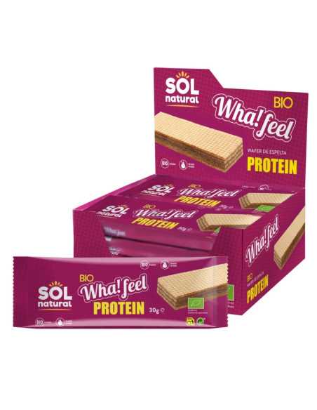 Whafeel Snack espelta Proteina Bio 20x30g Sol Natural