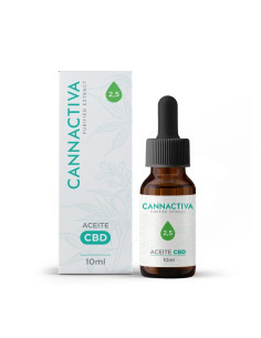 Aceite CBD Cannabidiol 2.5% 10ml Cannactiva