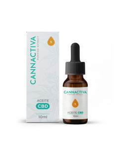 Aceite Purificado CBD Cannabidiol 5% 10ml Cannactiva