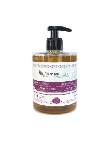 Jabon de Alepo Liquido 40% 500ml Damasriche
