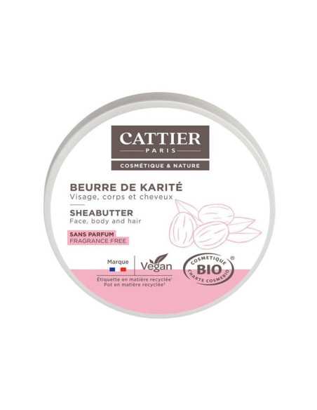 Manteca de Karite 100% ecologica 100g Cattier Manteca de Karite 100% ecologica 100g Cattier