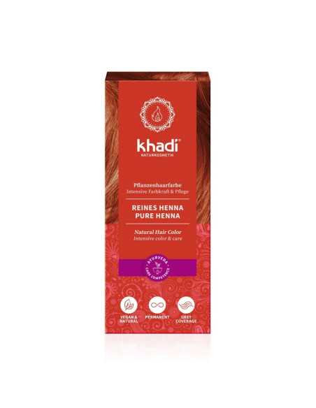 Henna natural 100% pura Rojo 100g Khadi Henna natural 100% pura Rojo 100g Khadi