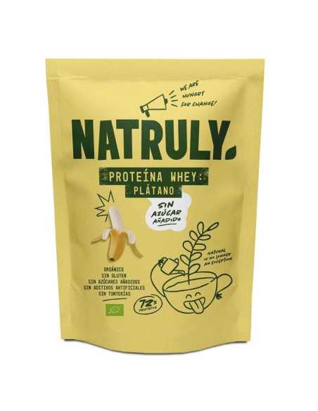Proteina Whey 72% Platano Bio 350g Natruly Proteina Whey 72% Platano Bio 350g Natruly