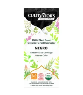 Tinte orgánico Negro-100 gr/1 kg | Baño de color vegano