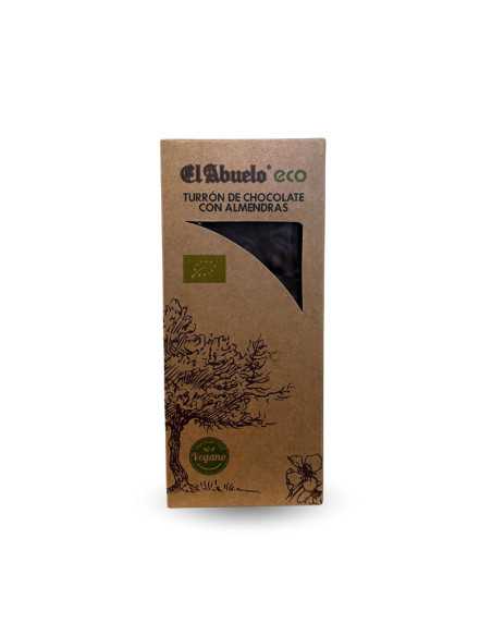 Turron de Chocolate puro con Almendras Bio 200g El Abuelo
