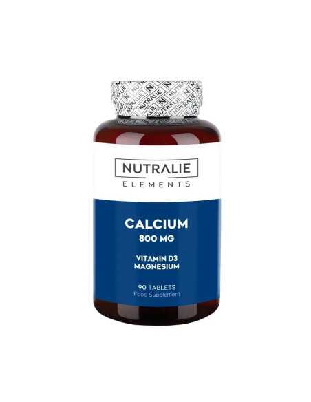 Calcio con magnesio y vitamina D 800mg 90 comprimidos Nutralie Calcio con magnesio y vitamina D 800mg 90 comprimidos Nutralie