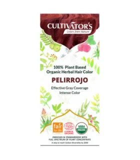Tinte orgánico Pelirrojo-100 gr/1 kg | Tinte vegetal pelirrojo