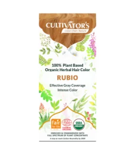 Tinte orgánico Rubio-100 gr/1 kg | Tinte naturista sin amoníaco