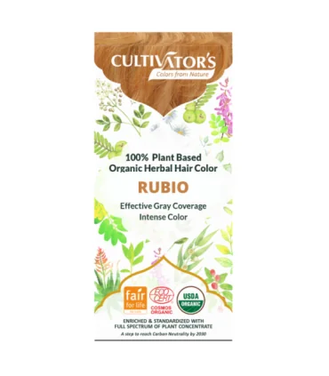 Tinte orgánico Rubio-100 gr/1 kg | Tinte naturista sin amoníaco