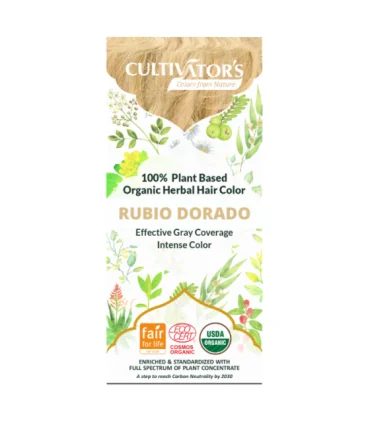 Tinte orgánico Rubio Dorado-100 gr/1 kg | Tinte eco