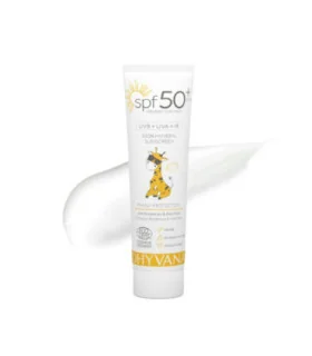 SPF50-Plus fotoprotección mineral infantil piel atópica | Protector solar bebé ecológico