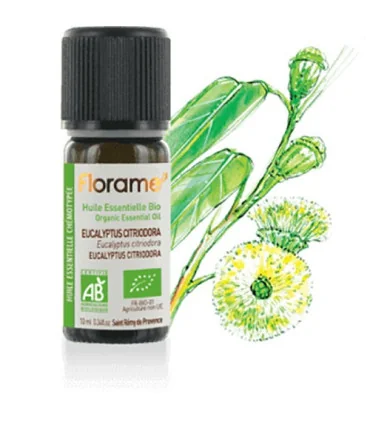 Aceite puro de Eucalipto Citriodora-10 ml | Aceite eucalipto azul