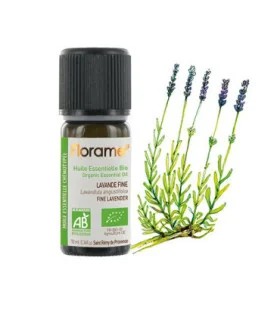 Aceite esencial de Lavanda fina-10 ml | Aceite de lavanda orgánico