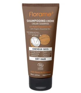 Champú crema para cabello seco-200 ml | Champú orgánico sin sulfatos