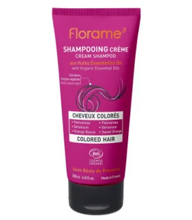 Champú crema para cabello teñido-200 ml | Champú natural vegano