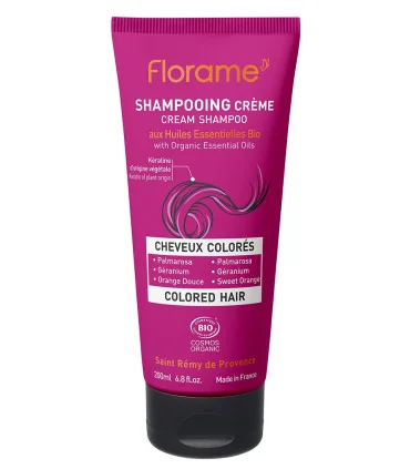 Champú crema para cabello teñido-200 ml | Champú natural vegano
