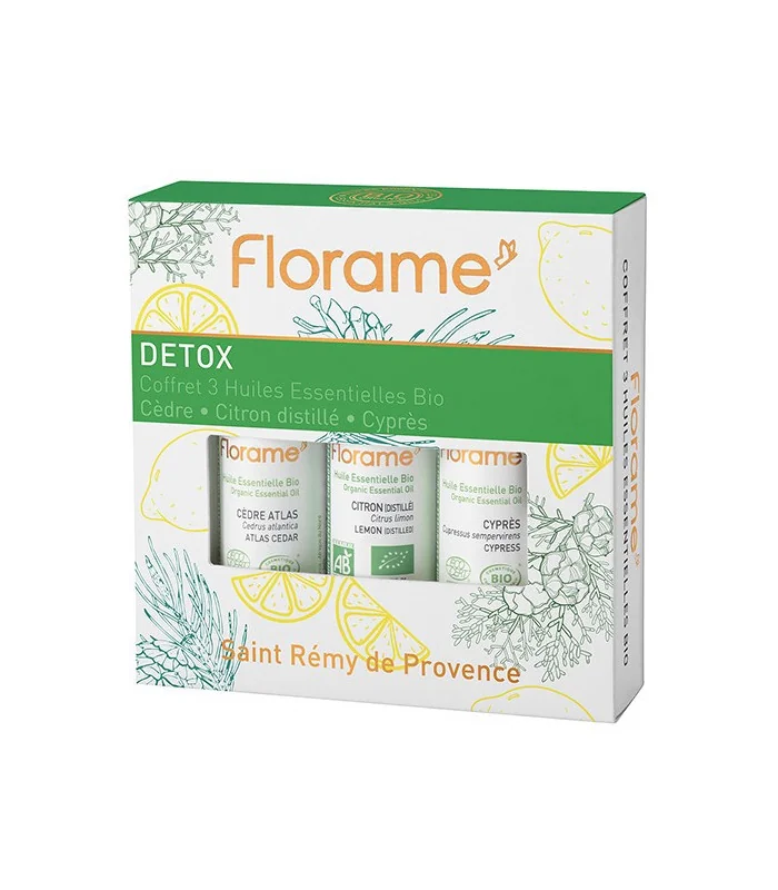 Cofre Detox- Cedro , limón destilado , ciprés