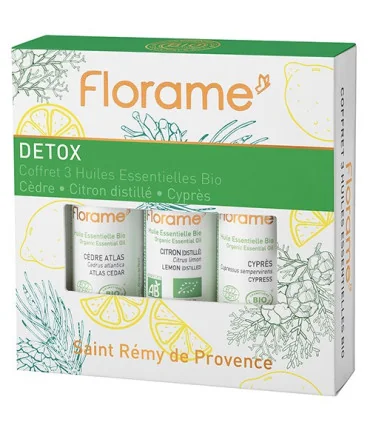 Cofre Detox- Cedro , limón destilado , ciprés