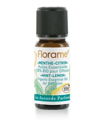 Composición BIO de aceites esenciales Menta-Limón-10 ml | Aceites relajantes para difusor
