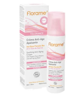 Crema facial anti-edad calmante Tolerance-50 ml | Cremas antiedad sin tóxicos