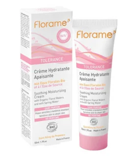 Crema facial hidratante calmante Tolerance-50 ml | Crema hidratante cosmética natural