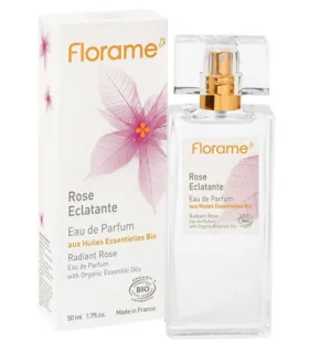 Eau de Parfum Bio Rose Éclatante-50 ml | Perfume bio