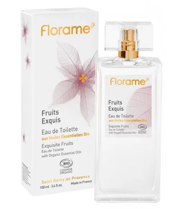Eau de toilette Bio Fruits Exquis-100 ml | Perfume natural de rosas