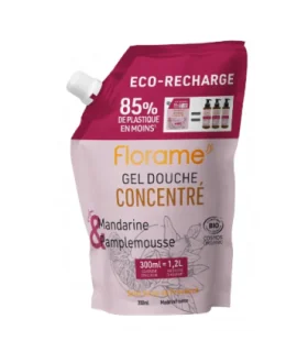Eco-Recarga Gel de ducha concentrado-Mandarina y Pomelo-300 ml | Recarga natural