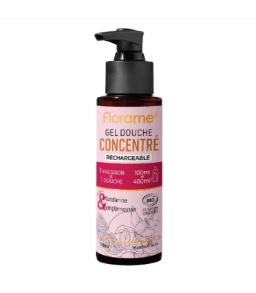 Gel de ducha concentrado-Mandarina y Pomelo-100 ml | Gel ducha orgánico