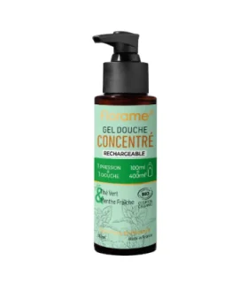 Gel de ducha concentrado-Té Verde y Menta Fresca-100 ml | Gel bio