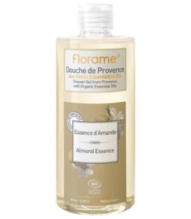 Gel de ducha provenzal de esencia de Almendra-500 ml/1 l | Gel de ducha ecológico