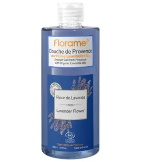 Gel de ducha provenzal de Flor de Lavanda-500 ml/1 l | Gel ecológico