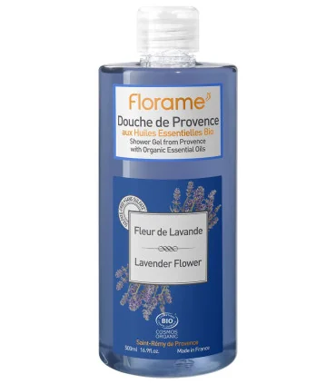 Gel de ducha provenzal de Flor de Lavanda-500 ml/1 l | Gel ecológico