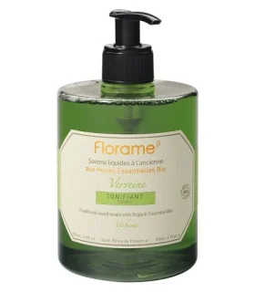 Jabón de manos líquido tonificante de Verbena-500 ml | Jabón de manos ecológico